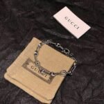 GUCCI Double G Thread Pig Nose Bracelet（627118-J8400-0701） - 图片 6