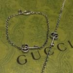 GUCCIダブルG キー ブレスレット スターリングシルバー（632207-J8400-0701） - 图片 7