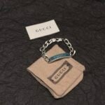 GUCCI logo enamel bracelet（678712-J8410-8183） - 图片 4