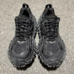 BALENCIAGA Bouncer (Defender) Screw Sneaker With Piercings"Black"（685613W2RAD1081） - 图片 9