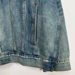 Balenciaga Washed Distressed Denim Jacket（727840TNW014268） - 图片 3