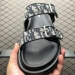 Dior MENS Dior Aqua Sandal Dior Oblique Jacquard "Beige/Black"(3SA135ZSA_H561) - 图片 7