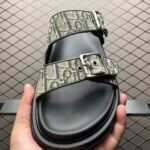 Dior MENS Dior Aqua Sandal Dior Oblique Jacquard "Khaki"(3SA135ZSA_H603) - 图片 7