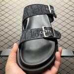 Dior MENS Dior Aqua Sandal Dior Oblique Jacquard "Black" (3SA135ZSA_H969) - 图片 6