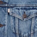 GALLERY DEPT 22FW English letter printed denim jacket（AJV60080INDI） - 图片 5