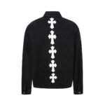 Chrome Hearts cross leather denim jacket（CH-5066） - 图片 2