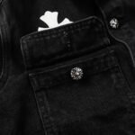 Chrome Hearts cross leather denim jacket（CH-5066） - 图片 6