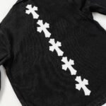 Chrome Hearts cross leather denim jacket（CH-5066） - 图片 8