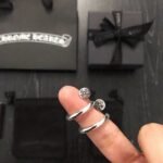 CHROME HEARTS クロムハーツフラットクロスフラワーネイルワードリング（CH-JZ-395） - 图片 9