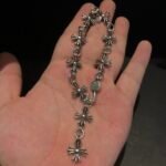 CHROME HEARTS クロムハーツ 9セクションクロスブレスレット（CH PLUS 手链） - 图片 8