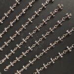 CHROME HEARTS クロムハーツ 9セクションクロスブレスレット（CH PLUS 手链） - 图片 3