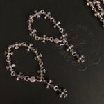 CHROME HEARTS クロムハーツ 9セクションクロスブレスレット（CH PLUS 手链） - 图片 6