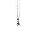 CHROME HEARTS クロムハーツ ネックレス 1ball bs fleur charm　ワン ボール ビーエス フレア チャーム（CH-XL-852）