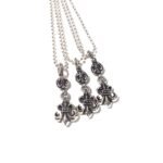 CHROME HEARTS クロムハーツ ネックレス 1ball bs fleur charm　ワン ボール ビーエス フレア チャーム（CH-XL-852） - 图片 2