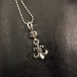CHROME HEARTS クロムハーツ ネックレス 1ball bs fleur charm　ワン ボール ビーエス フレア チャーム（CH-XL-852） - 图片 8