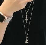 CHROME HEARTS クロムハーツ ネックレス 1ball bs fleur charm　ワン ボール ビーエス フレア チャーム（CH-XL-852） - 图片 9