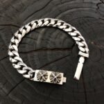 CHROME HEARTS クロムハーツ ダブルクロスブレスレット（CHROME HEARTS 018） - 图片 8