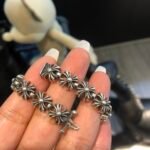 CHROME HEARTS クロムハーツ サイドクロスフラワーブレスレット（CHROME HEARTS 022） - 图片 9