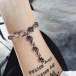 CHROME HEARTS クロムハーツボールクロスフラワーブレスレット（CHROME HEARTS 026） - 图片 8