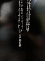 CHROME HEARTS 3-section stone set cross flower necklace（CHROME HEARTS 036） - 图片 3