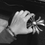 CHROME HEARTS Textured Cylinder Bracelet（CHROME HEARTS 038） - 图片 8