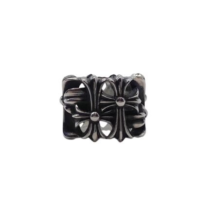 CHROME HEARTS Square Gravel Ring（CHROME HEARTS 047）