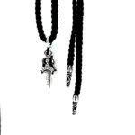 CHROME HEARTS Sword Leather Cord Braided Necklace（CHROME HEARTS 061） - 图片 3