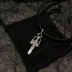 CHROME HEARTS Sword Leather Cord Braided Necklace（CHROME HEARTS 061） - 图片 6