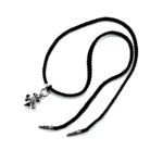 CHROME HEARTS Scout Flower Leather Cord Braided Necklace（CHROME HEARTS 062） - 图片 3