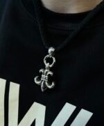 CHROME HEARTS Scout Flower Leather Cord Braided Necklace（CHROME HEARTS 062） - 图片 7