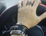 CHROME HEARTS Black Background Scroll Ring（CHROME HEARTS 078） - 图片 4