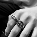 CHROME HEARTS Three Cross Flower Glossy Ring（CHROME HEARTS 081） - 图片 4