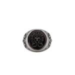 CHROME HEARTS Horseshoe Cross Flower Ring（CHROME HEARTS 082）