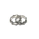 CHROME HEARTS fishbone ring（CHROME HEARTS 087）