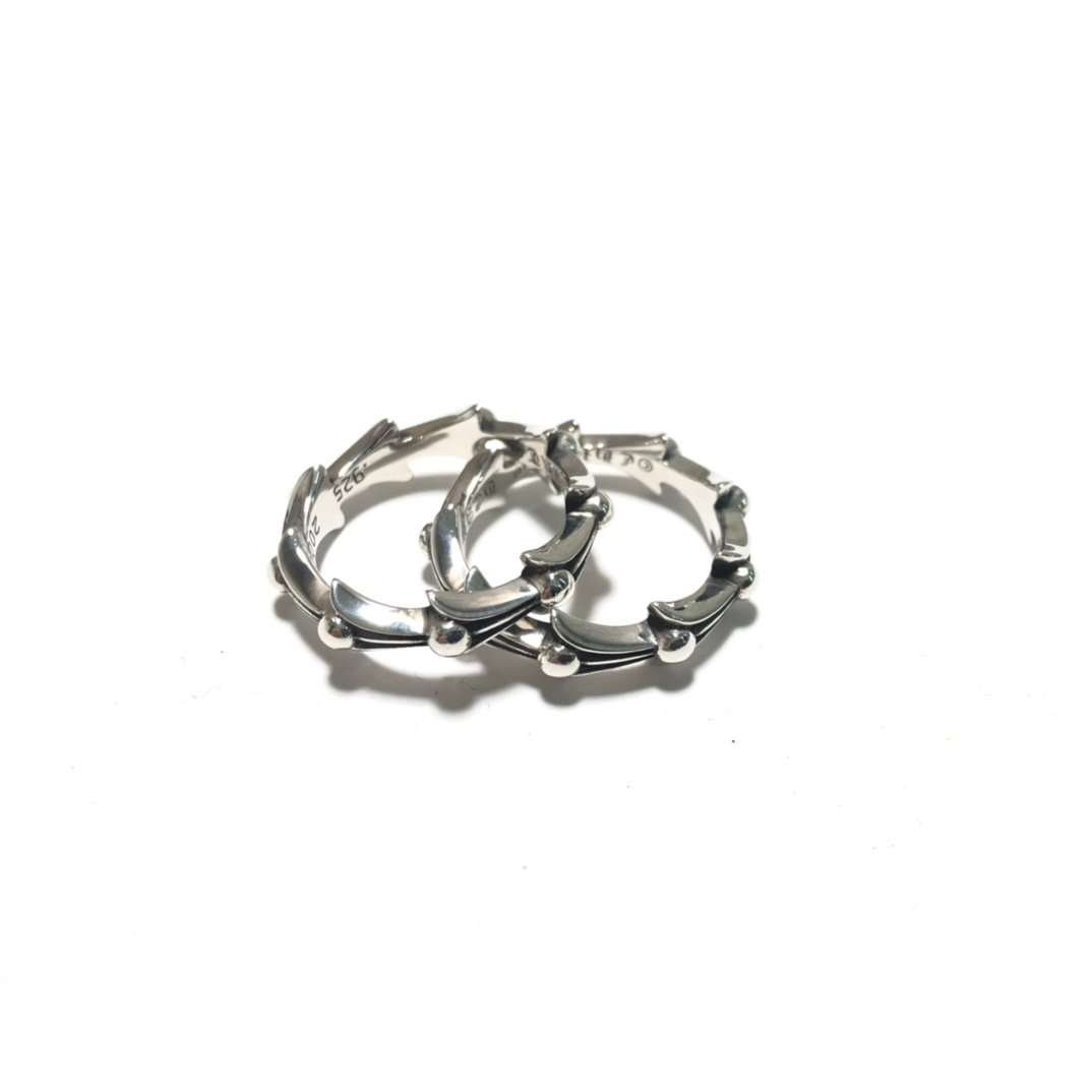 CHROME-HEARTS-087-2 CHROME HEARTS fishbone ring(CHROME HEARTS 087) - 图片 1