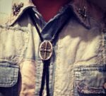 CHROME HEARTS Sterling Silver Cross Arabesque Leather Necklace（CHROME HEARTS 098） - 图片 8