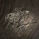 CHROME HEARTS Small Square Vine Necklace - Ball Chain/Pearl Chain（CHROME HEARTS 101） - 图片 7