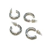 CHROME HEARTS Vine Half Hoop Earrings（CHROME HEARTS 134） - 图片 3