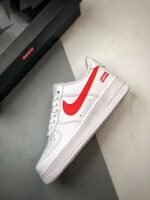 Supreme × Nike Air Force 1 Low China Exclusive "White/Speed Red"(CU9225-101) - 图片 3
