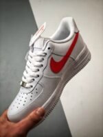 Supreme × Nike Air Force 1 Low China Exclusive "White/Speed Red"(CU9225-101) - 图片 6