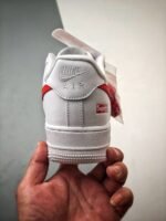 Supreme × Nike Air Force 1 Low China Exclusive "White/Speed Red"(CU9225-101) - 图片 8
