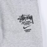 Stussy xNike joint fleece sports pants "grey"（DC4227-050） - 图片 4