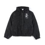 Stussy x Nike SS23 wool striped hooded sweatshirt（DR4413-010）