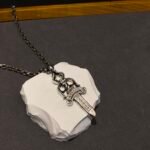 CHROME HEARTS クロムハーツ  ダガーペンダントラージ＆ ペーパーチェーンネックレス20インチ（EGXL0367） - 图片 7