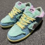 VERDY × Nike SB Dunk Low Pro QS "Visty/Blue Gaze and Enamel Green"(FN6040-400) - 图片 12