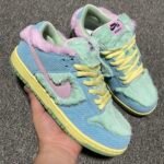 VERDY × Nike SB Dunk Low Pro QS "Visty/Blue Gaze and Enamel Green"(FN6040-400) - 图片 14