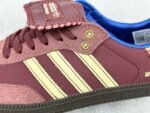Wales Bonner × adidas Samba Nylon Low "Fox Brown/Sandy Beige/Lucky Blue"（IE0579） - 图片 15