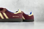 Wales Bonner × adidas Samba Nylon Low "Fox Brown/Sandy Beige/Lucky Blue"（IE0579） - 图片 9