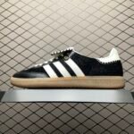 Wales Bonner × adidas Samba Pony Tonal Low "Core Black/Cream White"（IE0580）