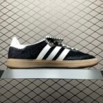 Wales Bonner × adidas Samba Pony Tonal Low "Core Black/Cream White"（IE0580） - 图片 3